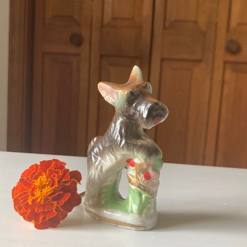 Vintage Made in Japan Porcelain Scottie Dog Figurine